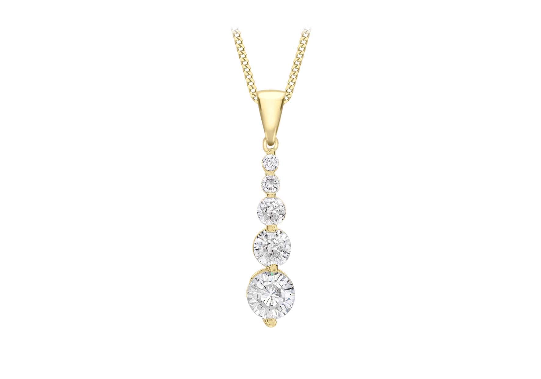 Ivy Graduated Stone Necklace