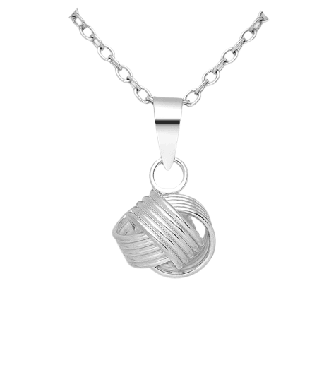 Silver Knot Necklace