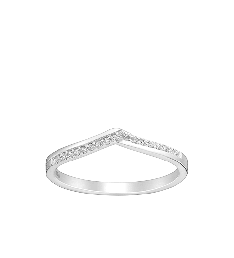 Sophia Silver Wishbone Ring