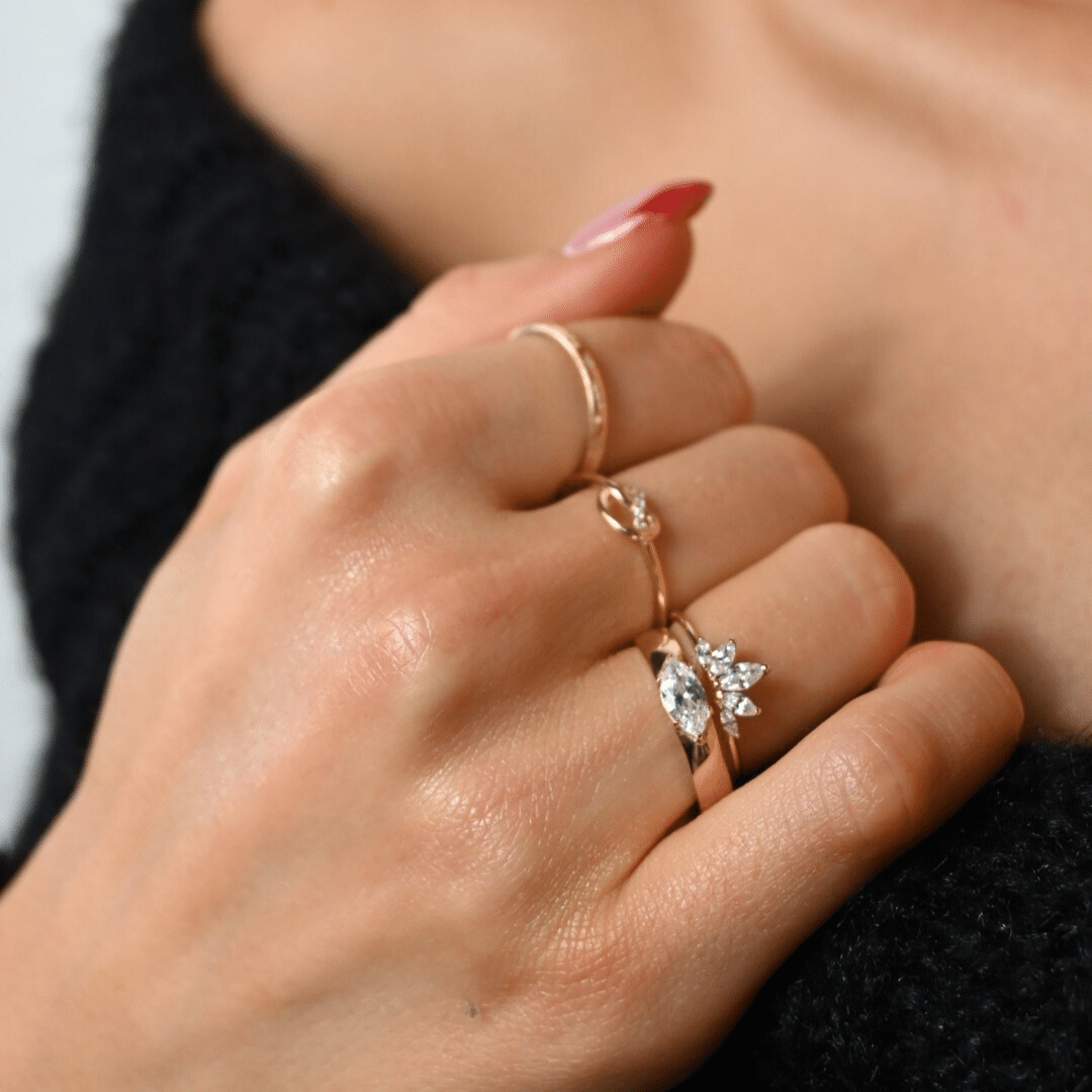 14k Marquise Royal Ring