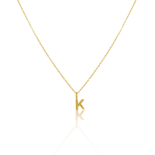 9ct Gold Signature Initial Necklace & Pendant Set