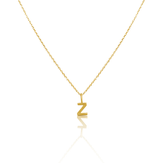 9ct Gold Signature Initial Necklace & Pendant Set