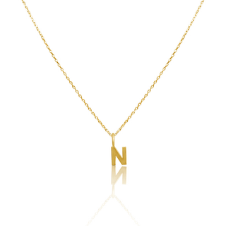 9ct Gold Signature Initial Necklace & Pendant Set