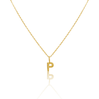 9ct Gold Signature Initial Necklace & Pendant Set