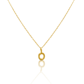 9ct Gold Signature Initial Necklace & Pendant Set