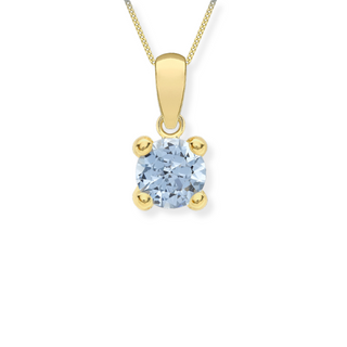 9ct Gold Signature Birthstone Necklace