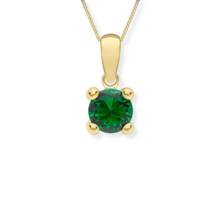 9ct Gold Signature Birthstone Necklace
