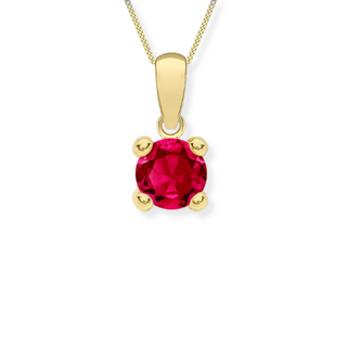 9ct Gold Signature Birthstone Necklace