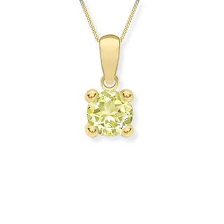 9ct Gold Signature Birthstone Necklace