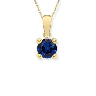 9ct Gold Signature Birthstone Necklace