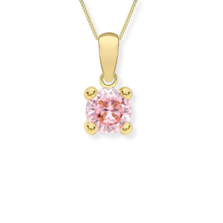 9ct Gold Signature Birthstone Necklace
