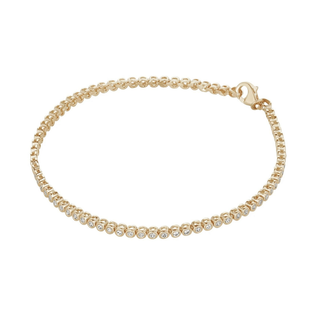 Gold Tennis Bracelet