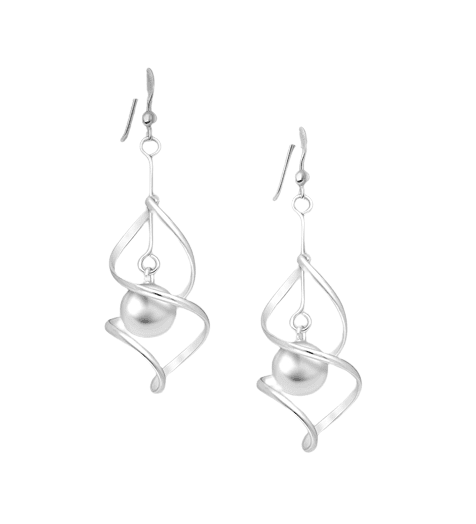 Silver Ciara Drop Earrings
