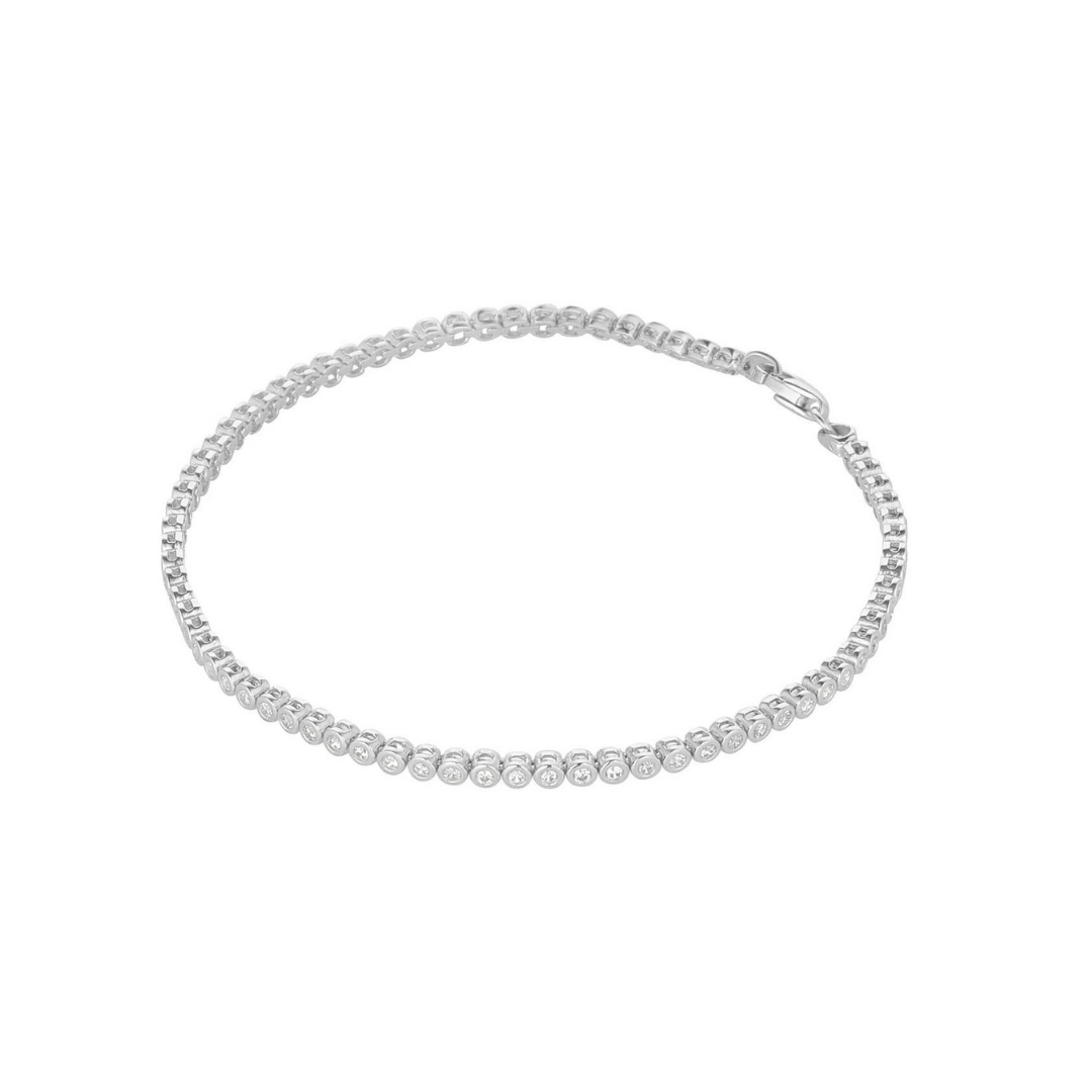 White Gold Tennis Bracelet