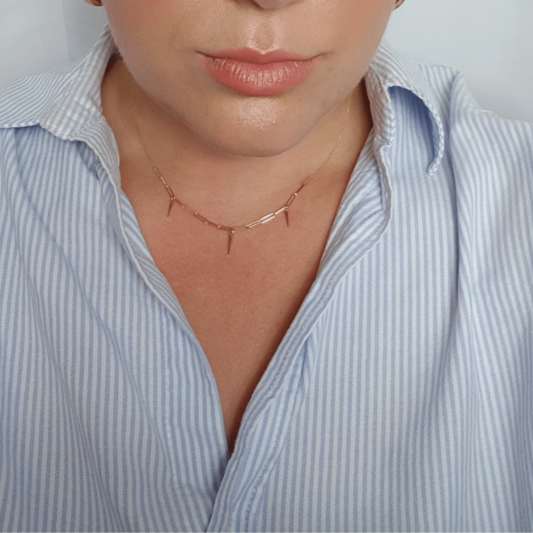 Spike Drop Necklet