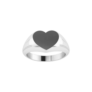 Aideen Kate | Silver Romance Signet Ring