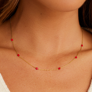 Amour Necklace Red