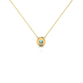 9ct Gold Birthstone Necklace