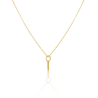 9ct Gold Signature Initial Necklace & Pendant Set
