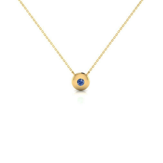 9ct Gold Birthstone Necklace