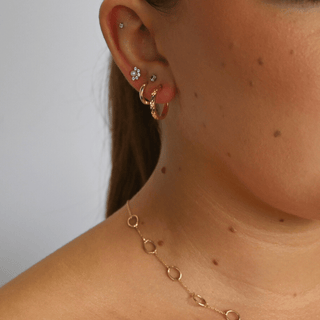 9ct Gold Fiadh Hoops