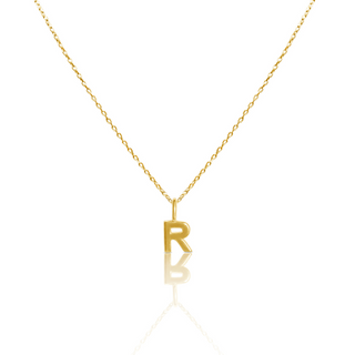 9ct Gold Signature Initial Necklace & Pendant Set