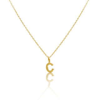 9ct Gold Signature Initial Necklace & Pendant Set