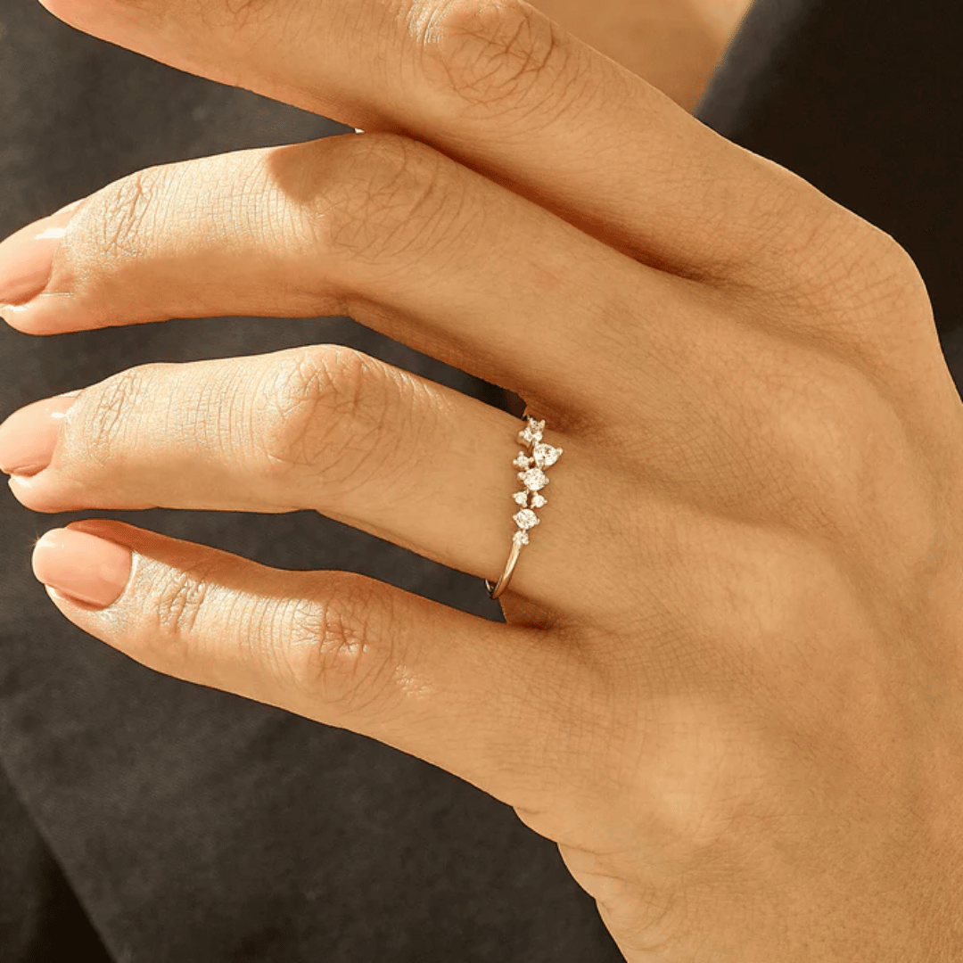 14k Iconic Cluster Ring