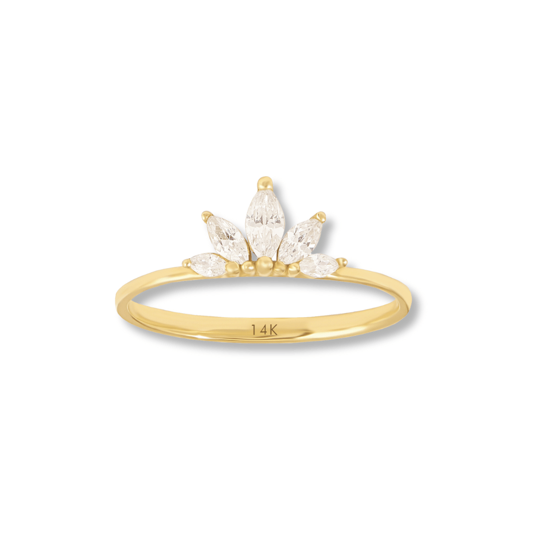 14k Marquise Royal Ring