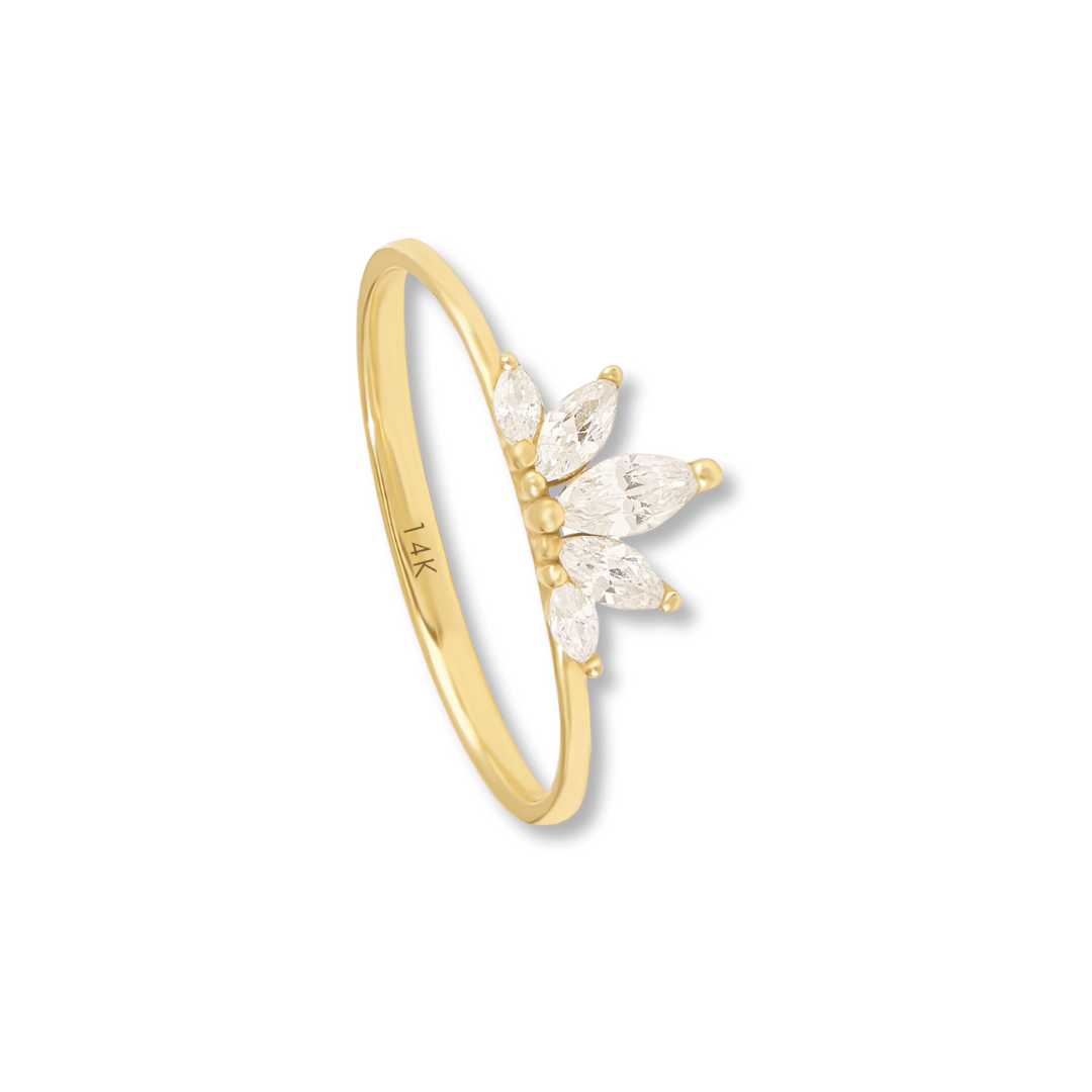 14k Marquise Royal Ring