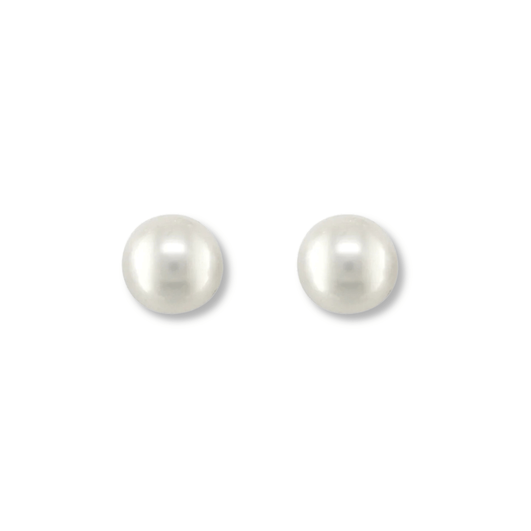 9CT Gold 6mm Pearl Stud