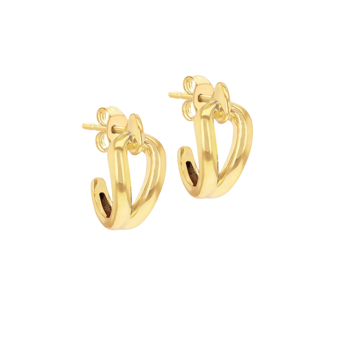 9ct Hook Knot Earrings