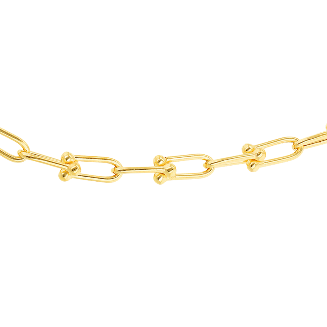 9ct Gold Thick Ball Link Chain