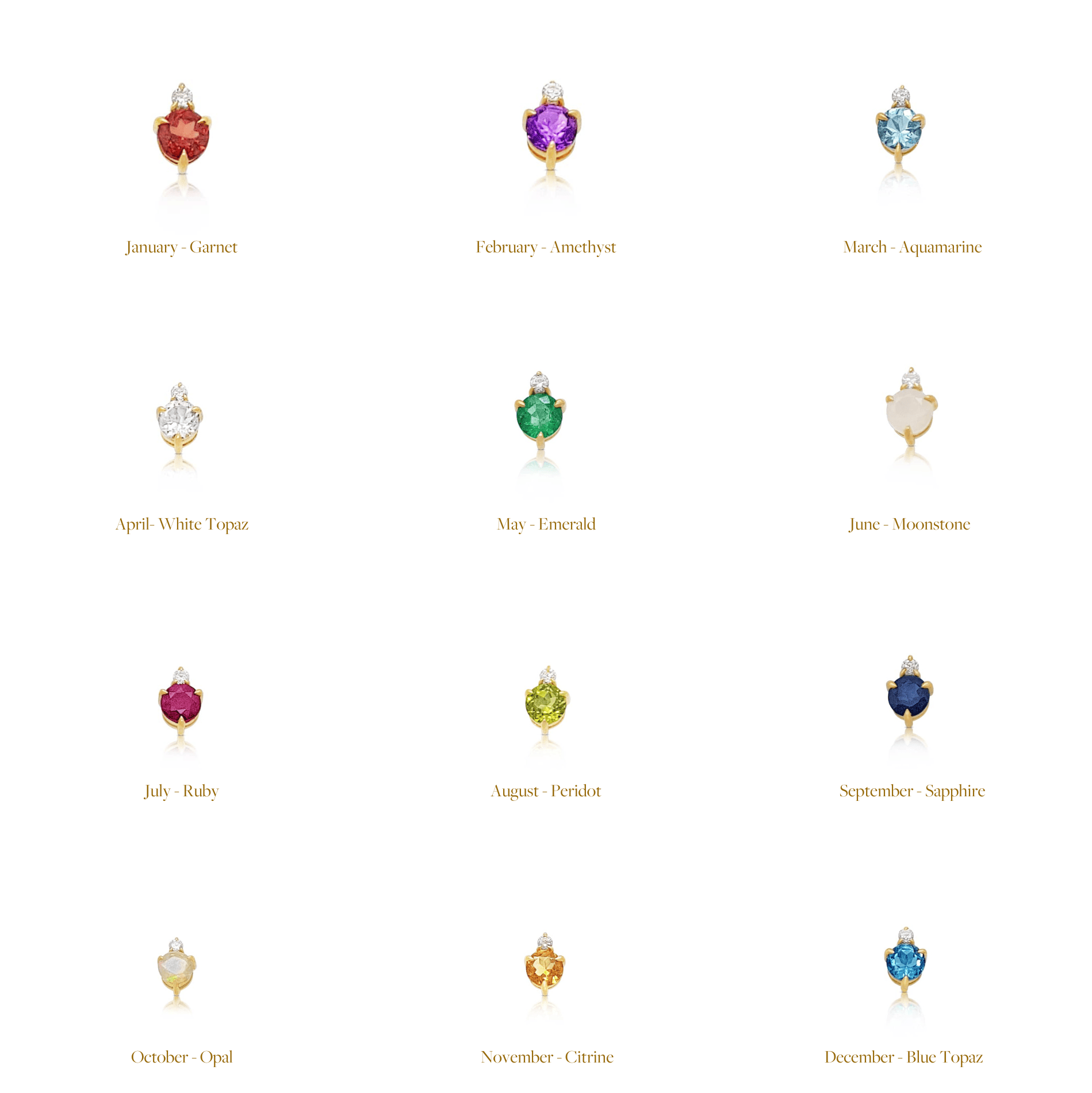 The Birthstone Collection Earrings
