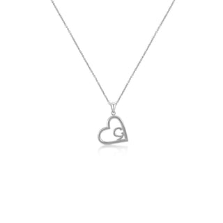 Sterling Silver Heart Necklace