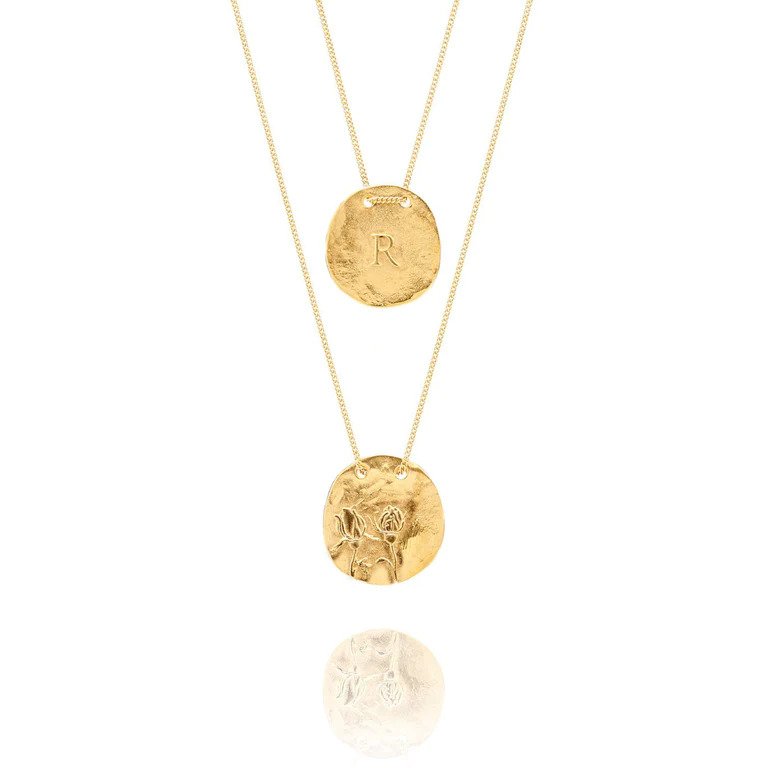 Reversible "R" Necklace