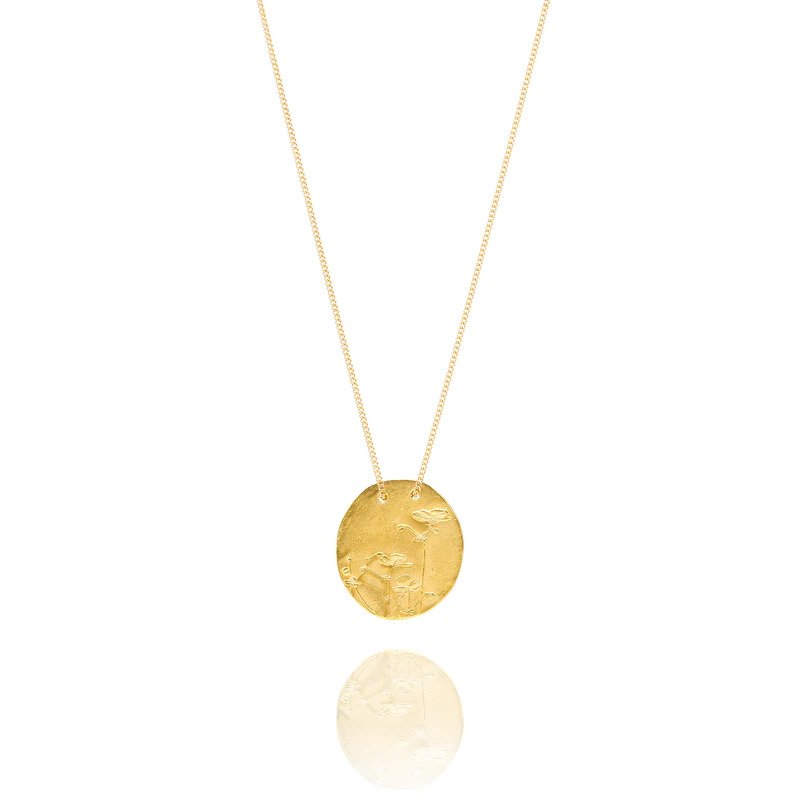 Reversible "A" Necklace