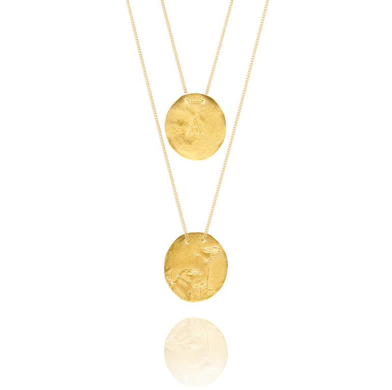 Reversible "A" Necklace