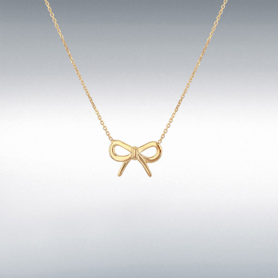9ct Bow Adjustable Necklace