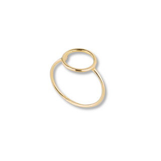 9ct Gold Open Circle Ring