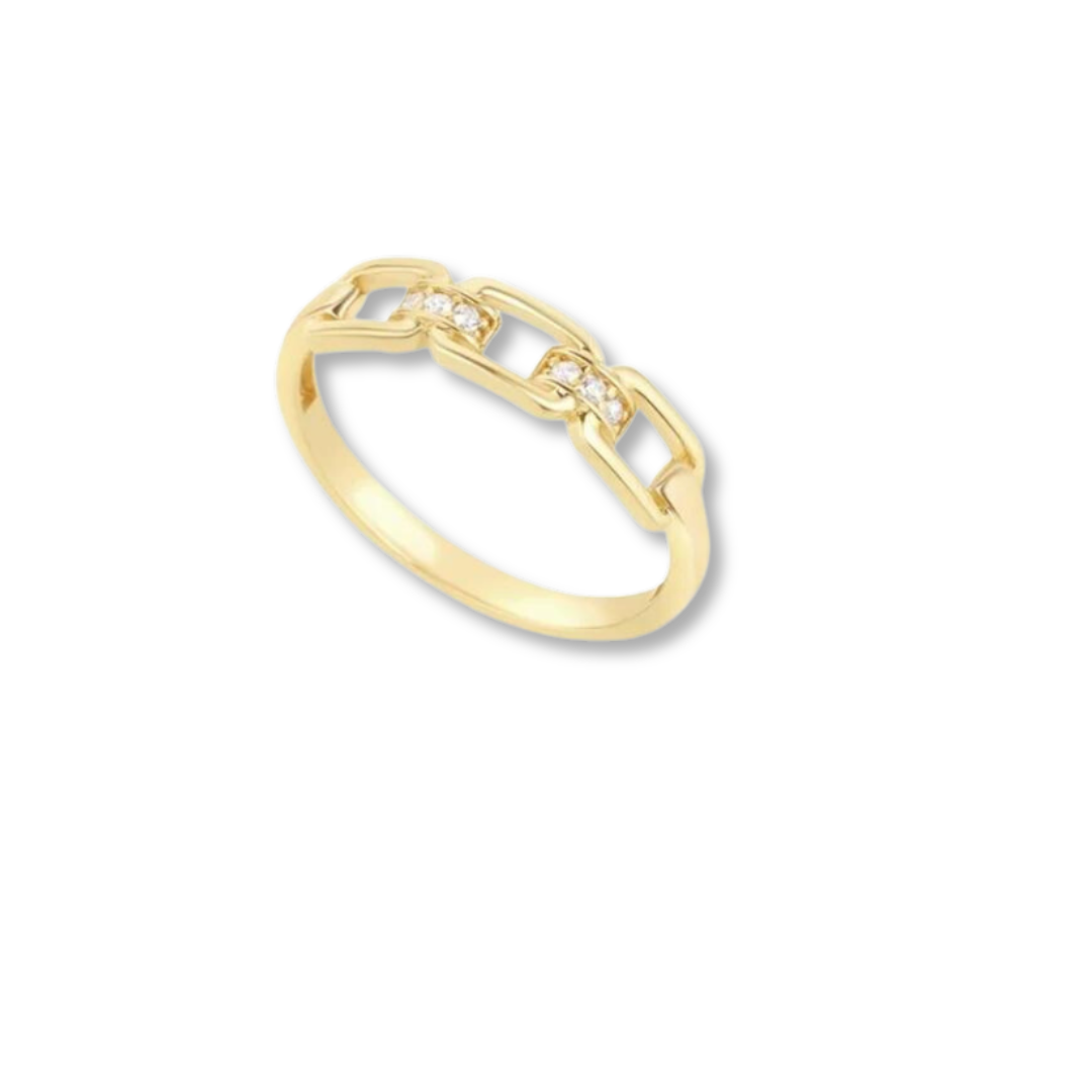 Gold Linked Ring