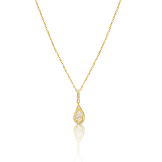 Elara 9ct Gold Teardrop Necklace