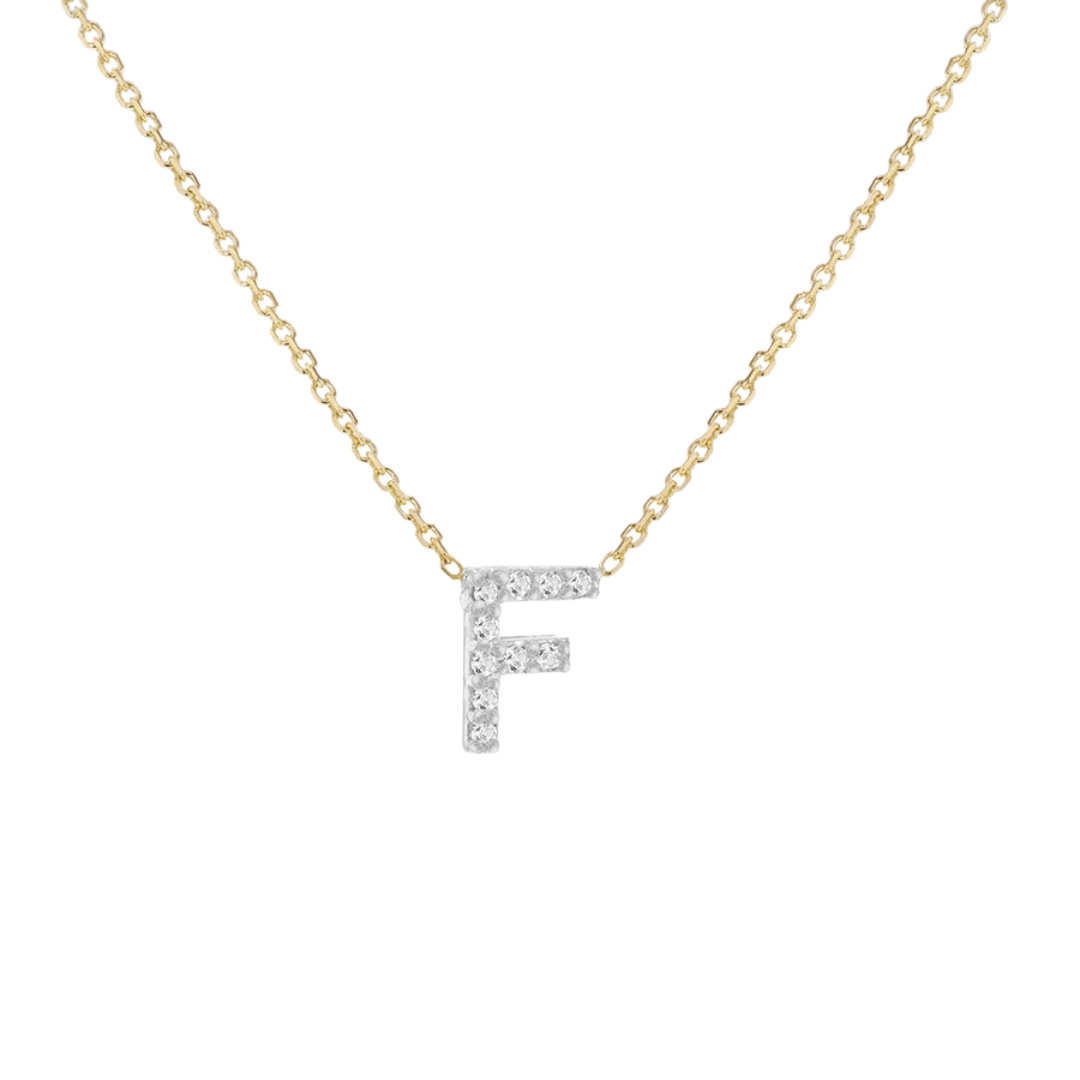 Diamond Initial Necklace