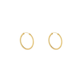 18mm Sleeper Hoop Earrings