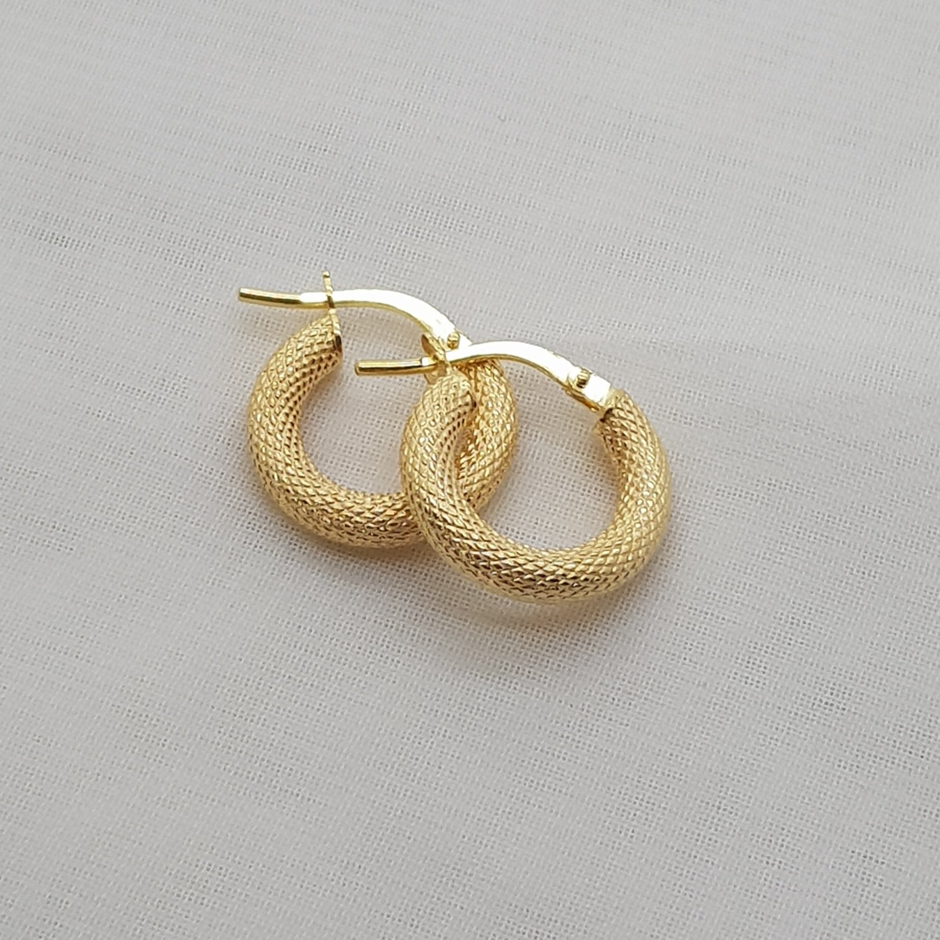 9ct Gold Bronagh Hoops