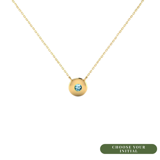 9ct Gold Birthstone Necklace