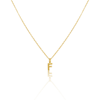 9ct Gold Signature Initial Necklace & Pendant Set