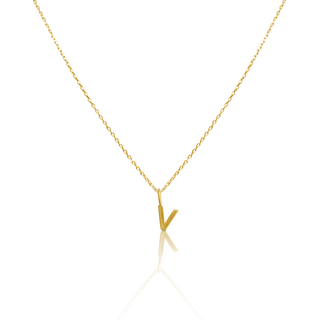 9ct Gold Signature Initial Necklace & Pendant Set