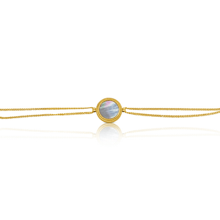 Double Chain Opal Bracelet