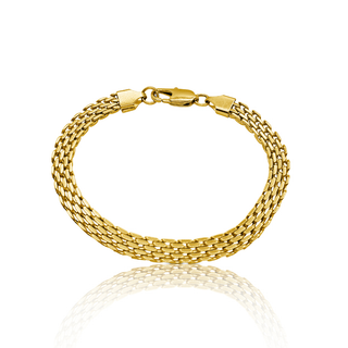 Gold Multi-Link Chain Bracelet